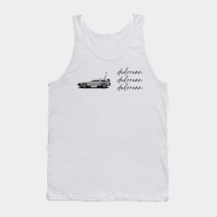 Delorean Delorean Delorean Tank Top